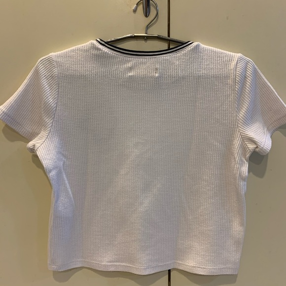 Hollister White Waffle Knit Top - Picture 3 of 4